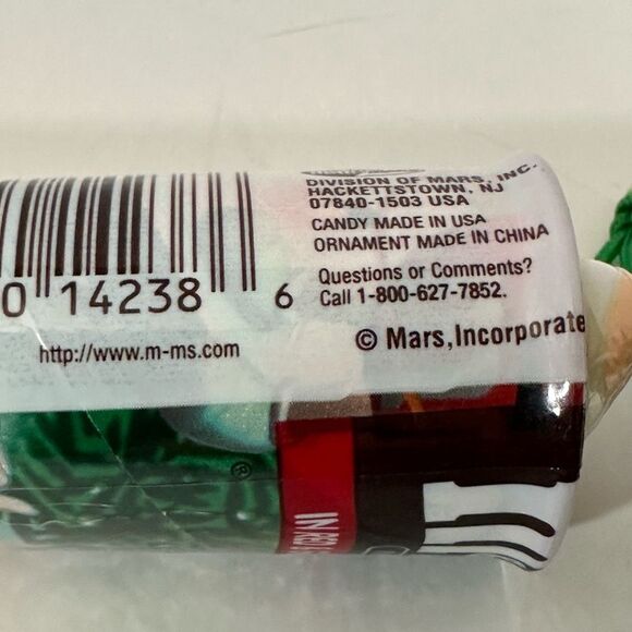 Vintage Green M&M Candy Ornament - Picture 8 of 10